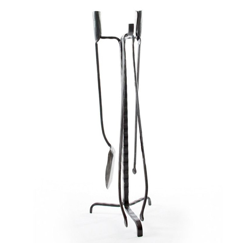Conmoto Ferrco Fuoco Fire Tool Companion Set - Wrought Iron