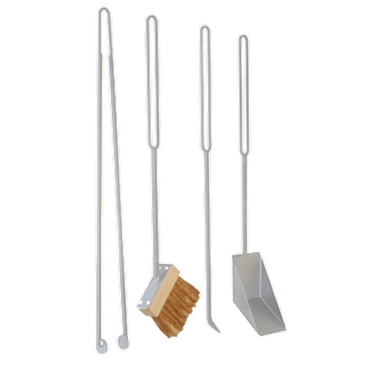 Ferrari Opus Focus Ferrum Fire Tool Set - Stainless Steel