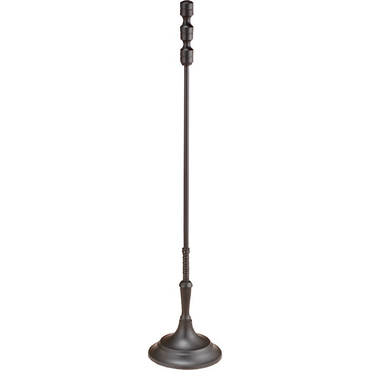 Calfire Vertical Fire Poker Tool - With Stand - Black
