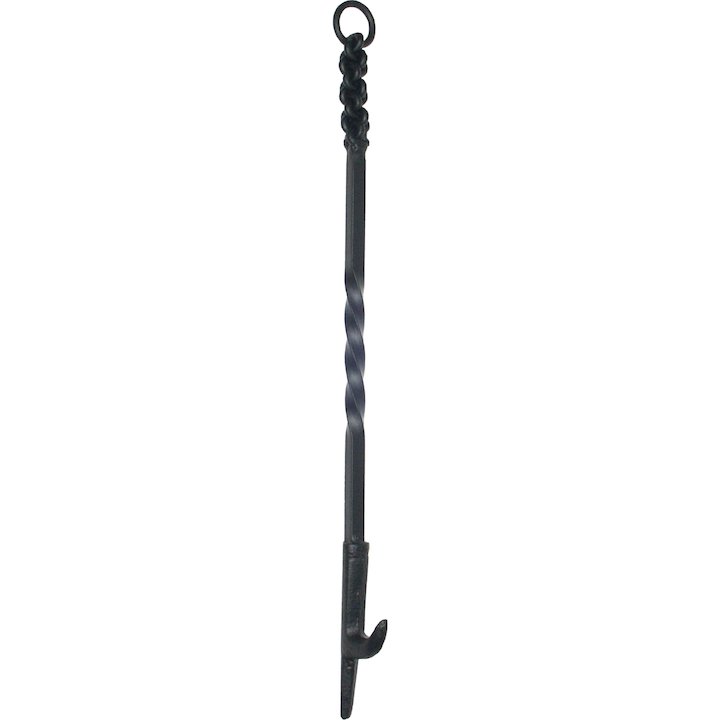 Calfire Rope Twist Handle Log Roller Fire Tool - Black