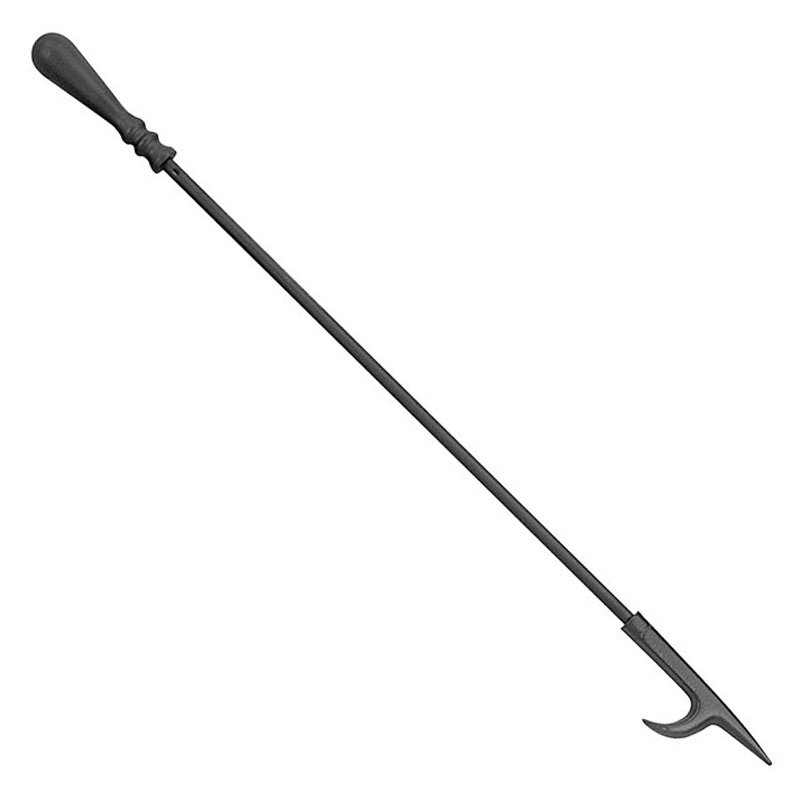 Manor Elegance Handle Poker Fire Tool - Black