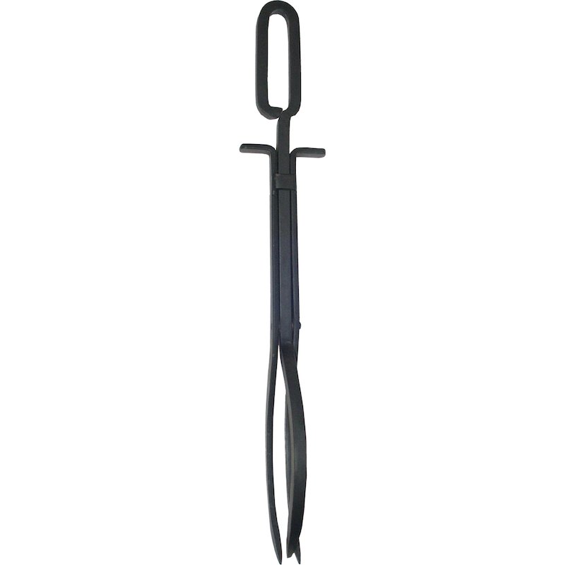 Calfire Loop Handle Log Tongs Fire Tool - Black