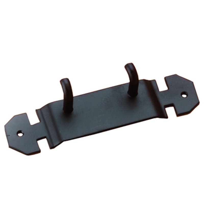Calfire 2 Hook Fire Tool Wall Bracket - Black