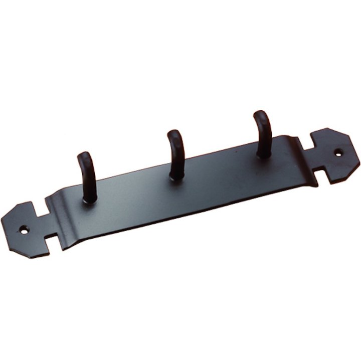 Calfire 3 Hook Fire Tool Wall Bracket - Black