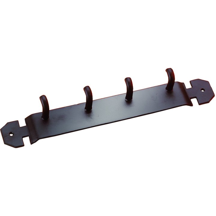 Calfire 4 Hook Fire Tool Wall Bracket - Black