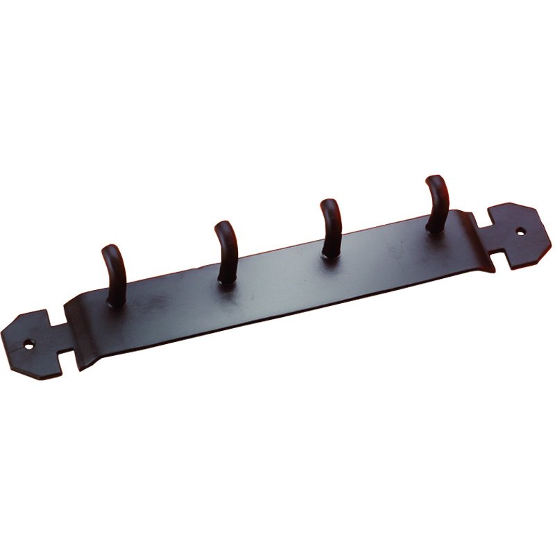 Calfire 4 Hook Fire Tool Wall Bracket - Black