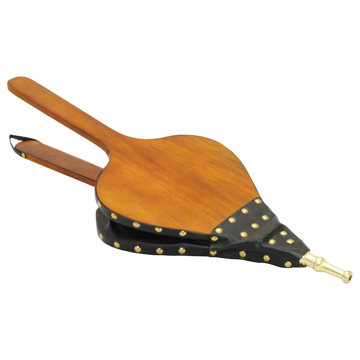 Manor Plain Ornamental Fireplace Bellows - 640mm - Dark Brown