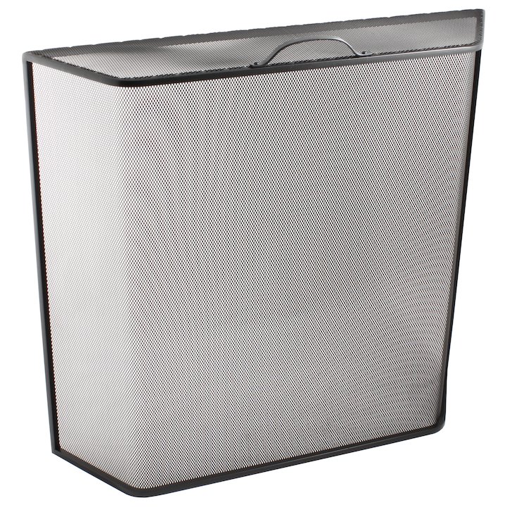 Calfire Noble Bent Box Medium Fire Screen - Black
