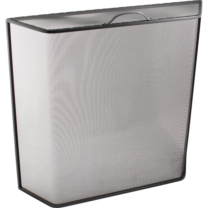 Calfire Noble Bent Box Large Fire Screen - Black