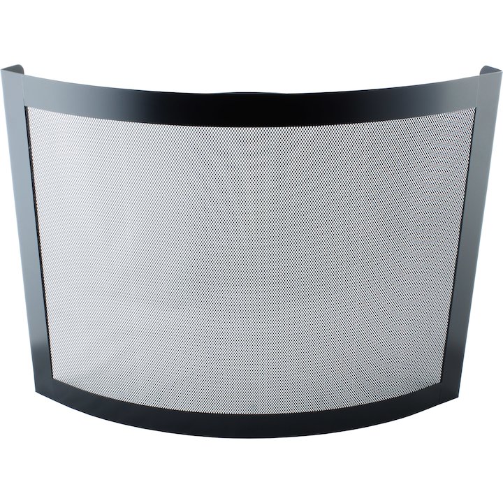 Calfire Noble Crescent Fire Screen - Black
