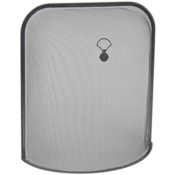 Manor Ascot Large Sparkguard Fire Screen - Black