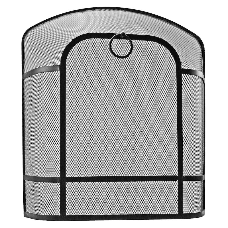 Manor Chiltern Small Sparkguard Fire Screen - Black