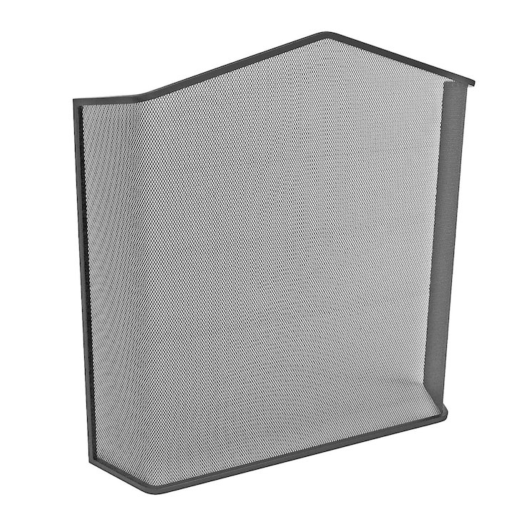 Manor Classic Gothic Arch Fire Screen - Black