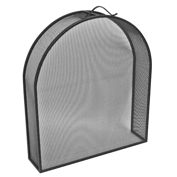 Manor Classic Inset Arch Fire Screen - Black
