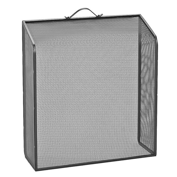 Manor Classic Slope Fire Screen - Black