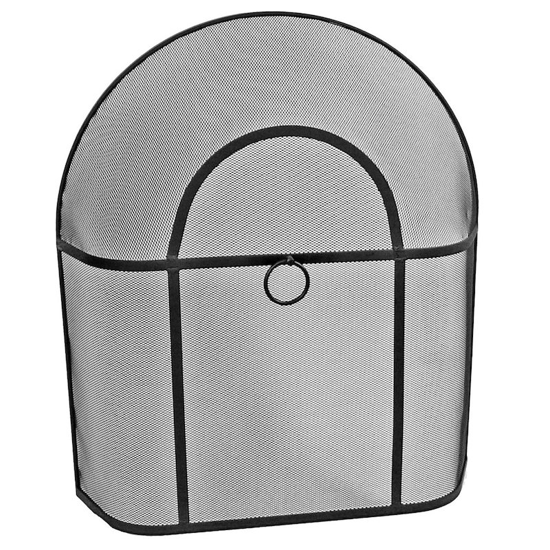 Manor Cotswold Large Sparkguard Fire Screen - Black