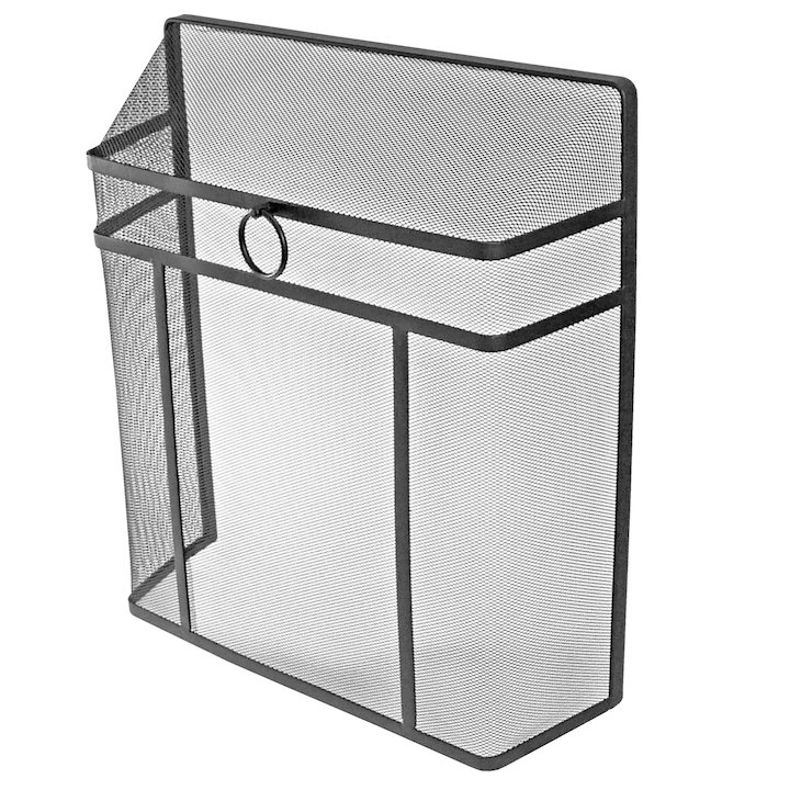 Manor Malvern Large Sparkguard Fire Screen - Black