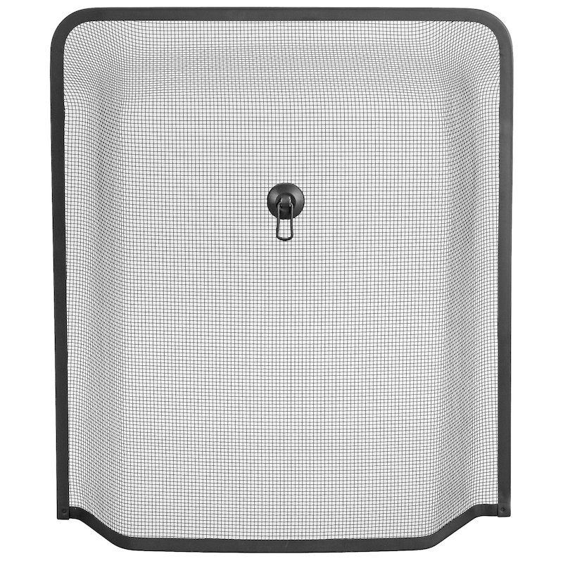 Manor Windsor Small Sparkguard Fire Screen - Black