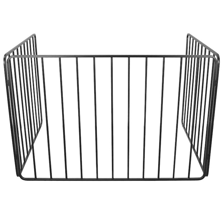 Calfire Nursery Heavy Stove Fire Guard - Black