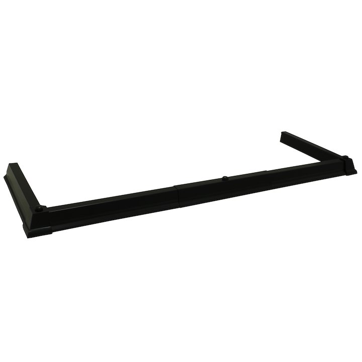Calfire Classic Base Fireplace Hearth Fender - Black