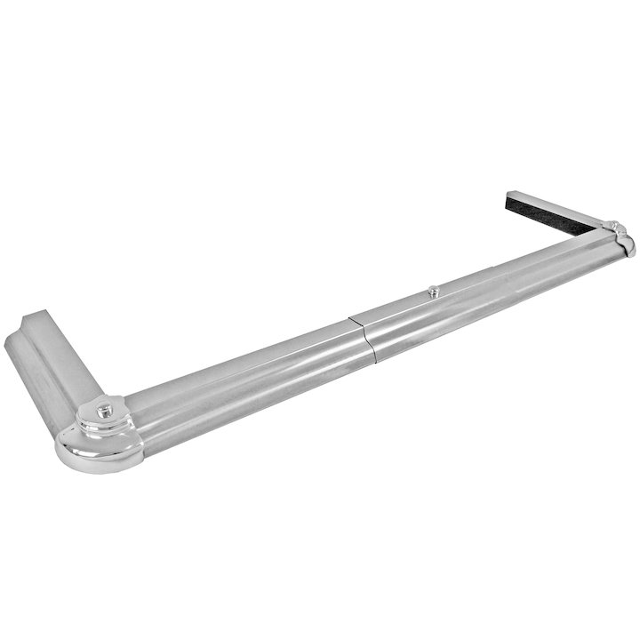 Manor Regal Fireplace Hearth Fender - Silver Filigree