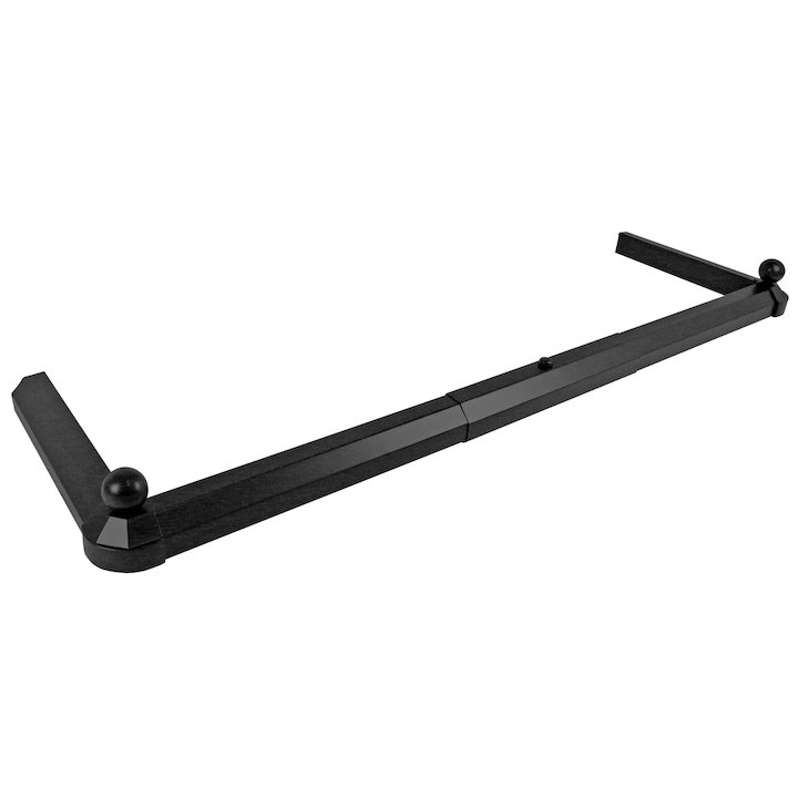 Manor Chantellle Fireplace Hearth Fender - Black