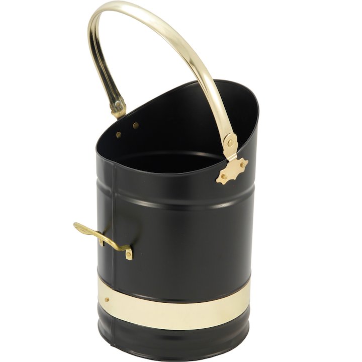 Calfire Kinton Coal Bucket - Black / Brass