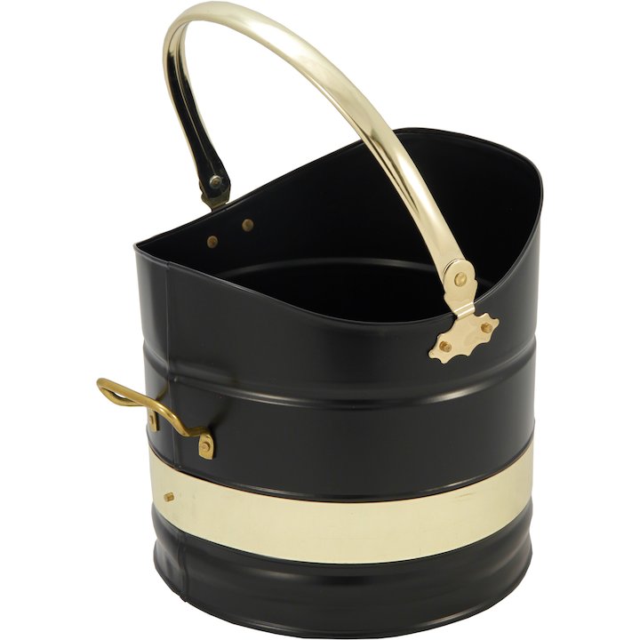 Calfire Sutton Coal Bucket - Black / Brass
