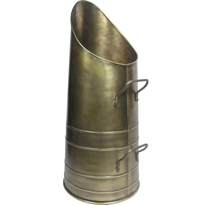 Calfire Dryton Hod Coal Scuttle - Antique Brass