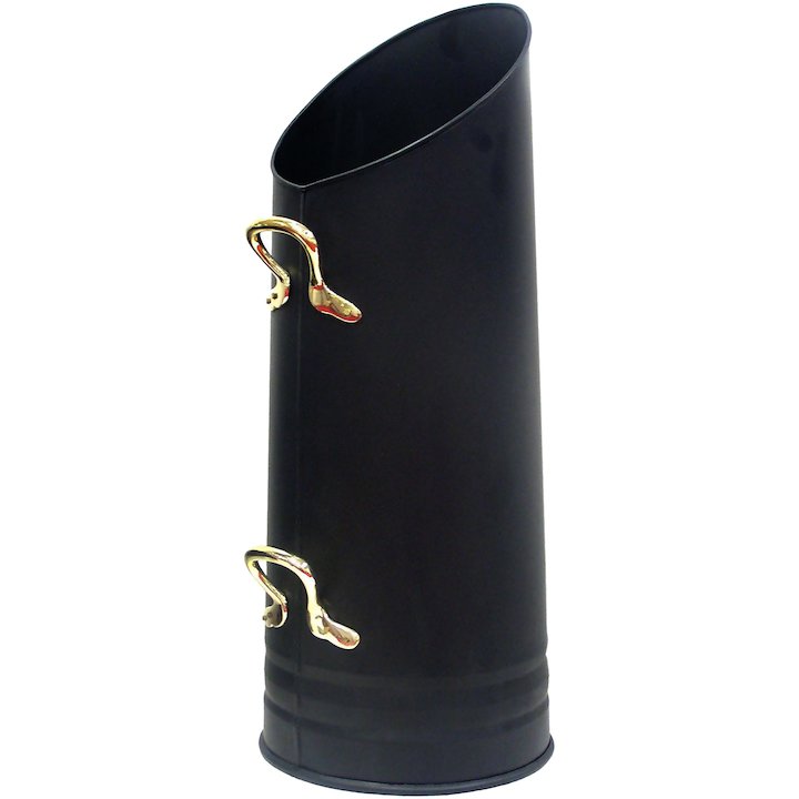 Calfire Norfolk Hod Coal Scuttle - Black / Brass
