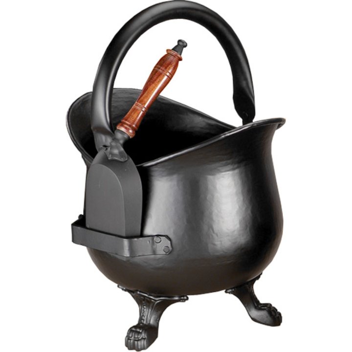 Calfire Nobold Coal Bucket With Shovel - Black