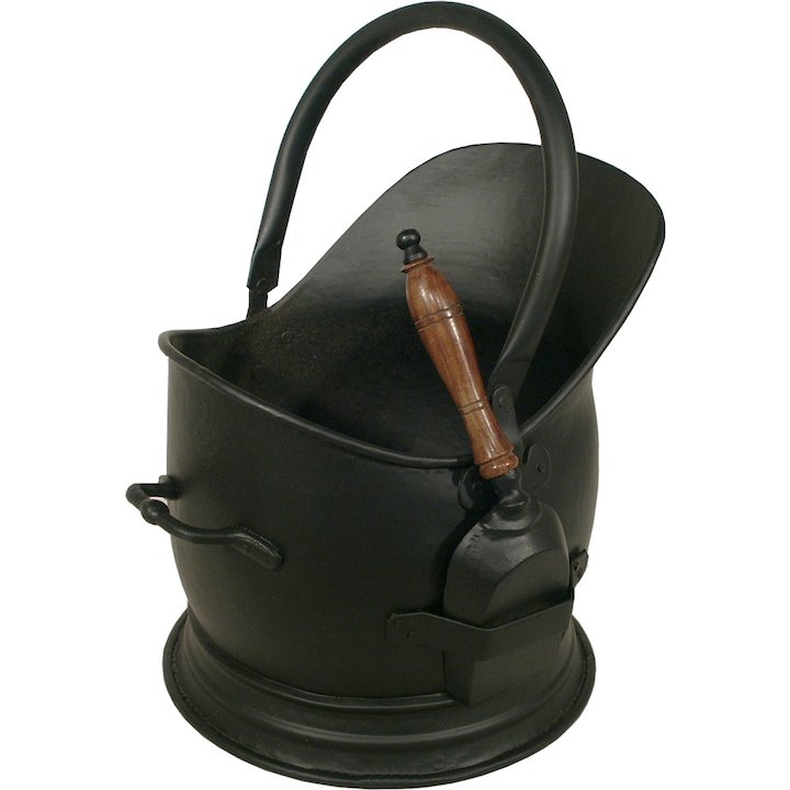 Calfire Stanton Coal Bucket With Shovel - Black