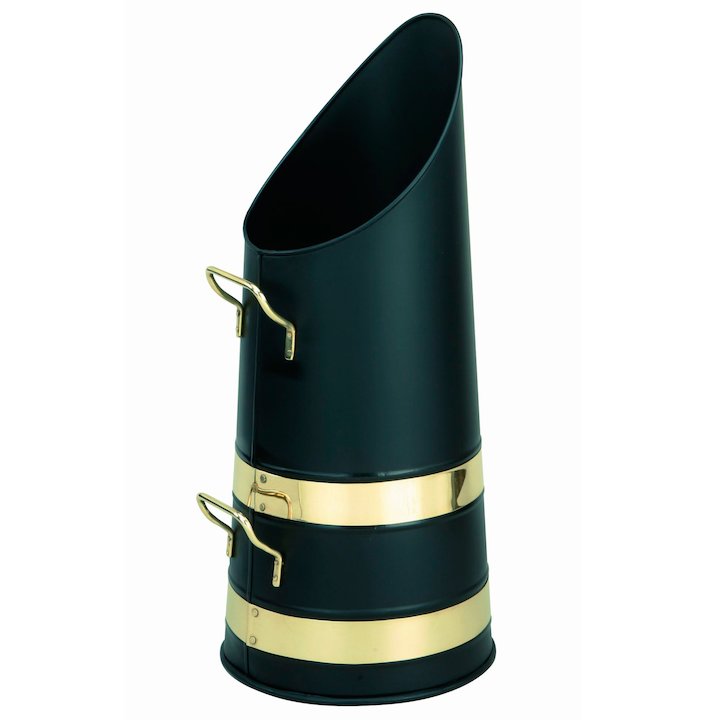 Manor Buckley Hod Coal Scuttle - Black / Brass
