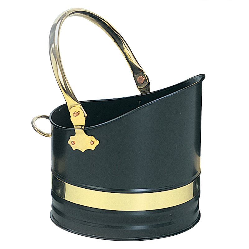 Manor Warwick Coal Bucket - Black / Brass