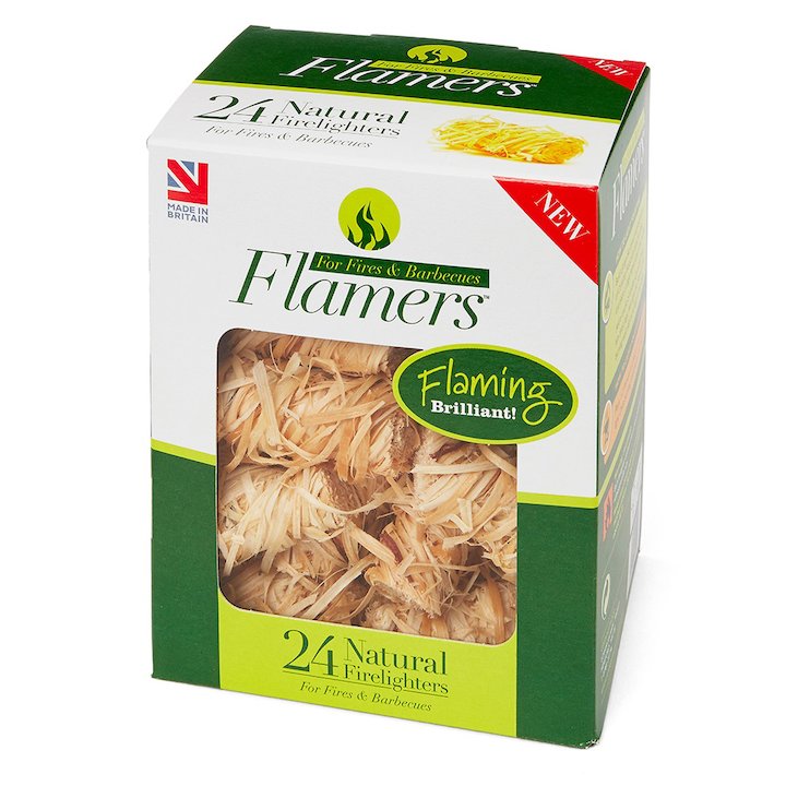 Certainly Wood Flamers Whisp Firelighters Wood Small - Wood