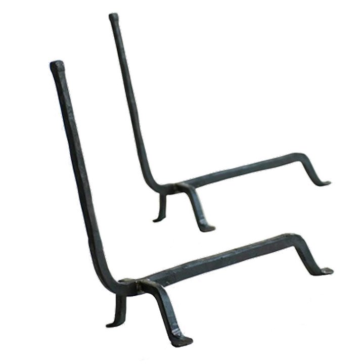 Conmoto Ferro Duoco High Fire Tool Andirons - Grey