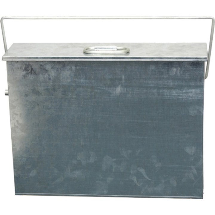 Calfire Open Fire Ash Carrier With Handle - Galvanised