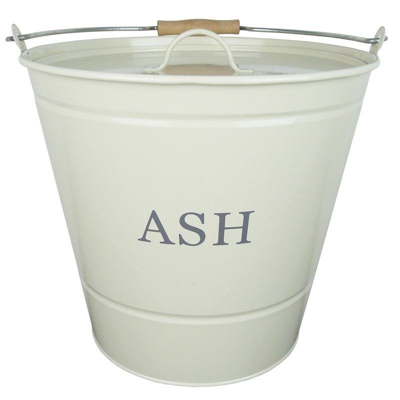 Manor Ash Bucket - With Lid - Cream