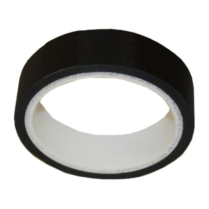 Fibreglass Adhesive Rope End Tape 25mm - Full Roll - Black