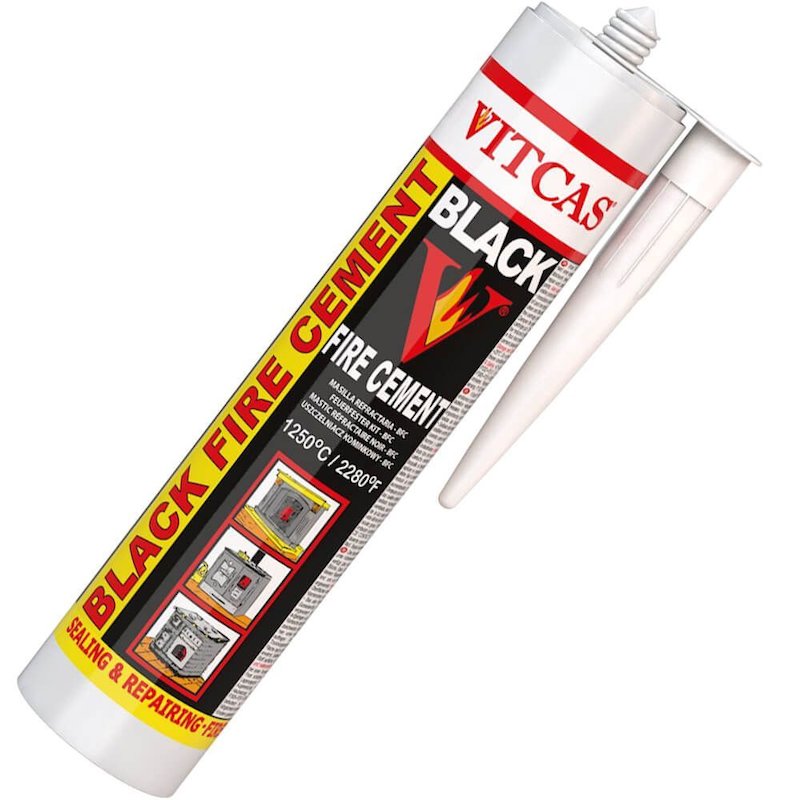 Vitcas Firecement 310ml Cartridge - Black