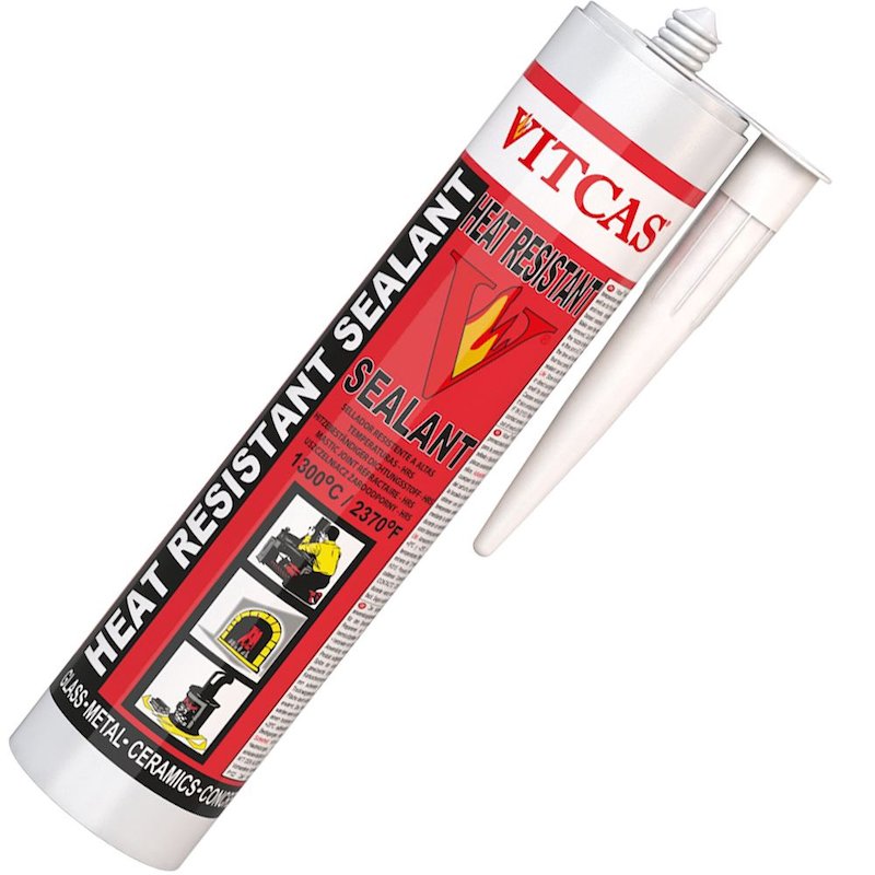 Vitcas Heat Resistant Sealant 310ml Cartridge - Black