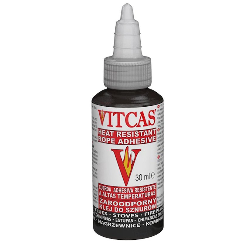 Vitcas Heat Rope Seal Glue 30ml Bottle - Black