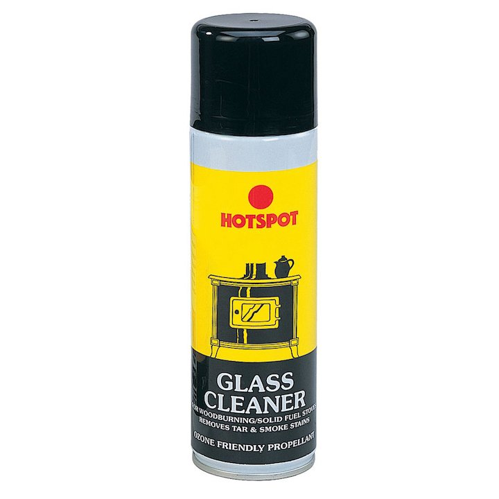Hotspot Stove Glass Cleaner 320ml Aerosol Bottle - Clear