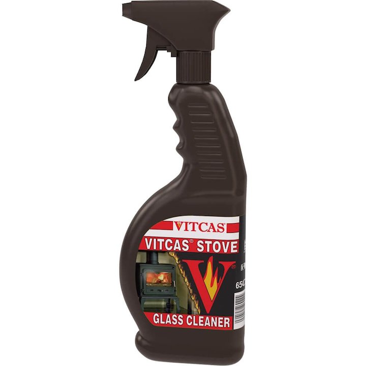 Vitcas Stove Glass Cleaner 650ml Trigger Bottle - Clear