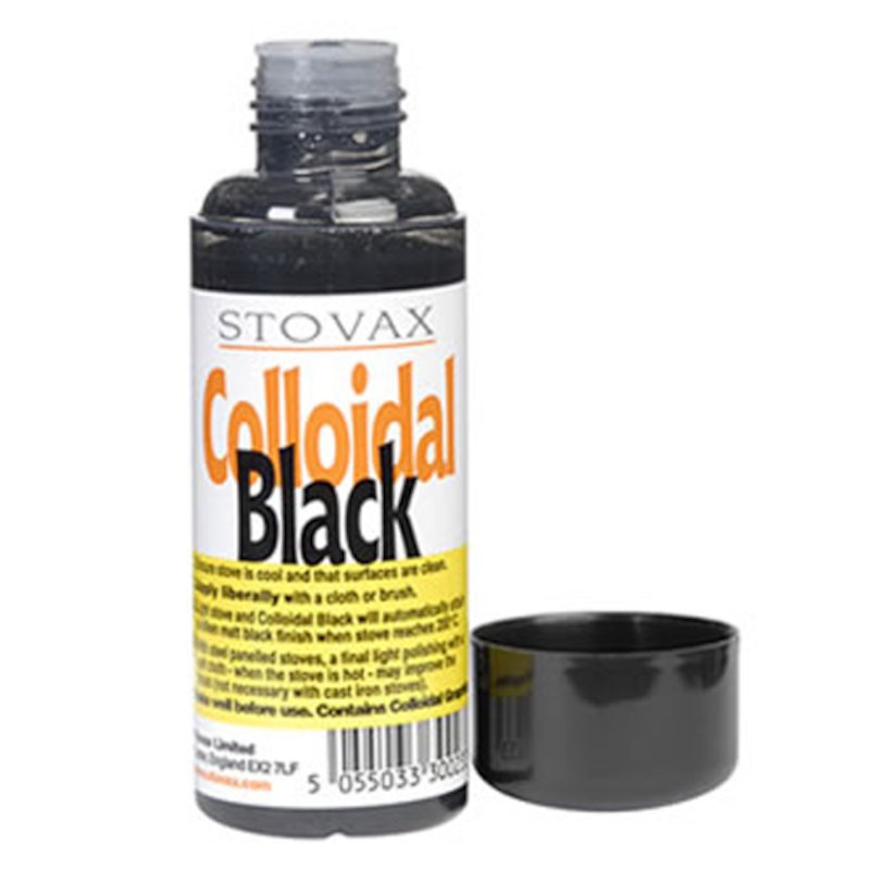 Stovax Colodial Black Liquid Polish - Black