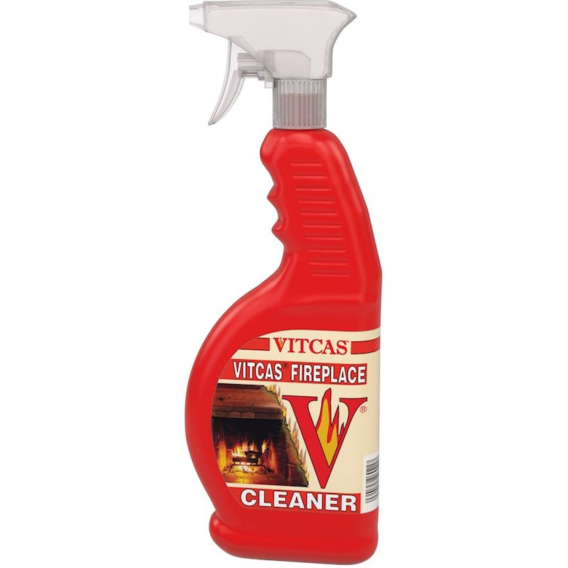 Vitcas Fireplace Cleaner 650ml Trigger Bottle - White
