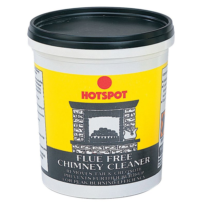 Hotspot Flue Free Chimney Cleaner Powder 750g Tub - Grey
