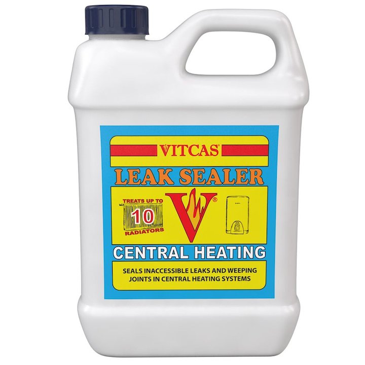 Vitcas Central Heating Leak Sealer 1L Bottle - White