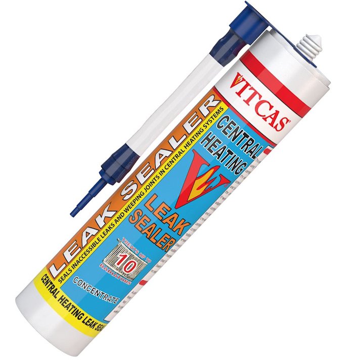 Vitcas Central Heating Leak Sealer Concentrate 310ml Cartridge - White