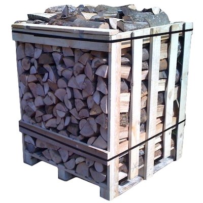 EVA Kiln Dried Hardwood Logs - 1m Cubic Crate